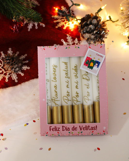 Gratitude kit 6 Candles - 6 Candles Box - PREVENTA NOV. 22