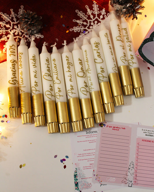 Gratitude kit 6 Candles - 6 Candles Box - PREVENTA NOV. 22