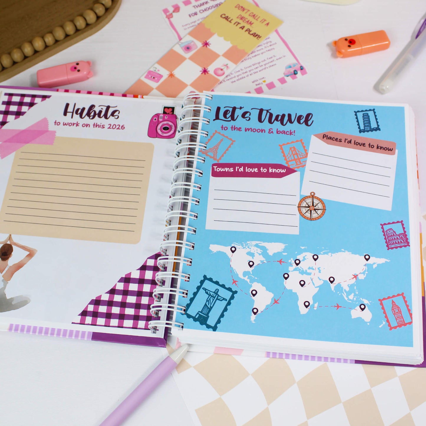 AGENDA 2026 SEMANAL- WEEKLY PLANNER IT'S NOT LUCK - ANNUAL PLANNER